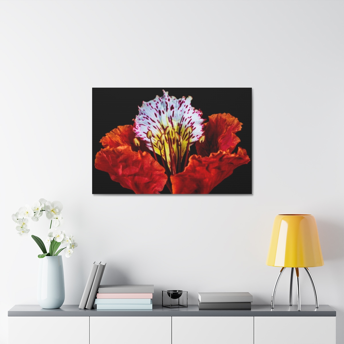 'Colour Burst' Satin Canvas, Stretched - Image 3
