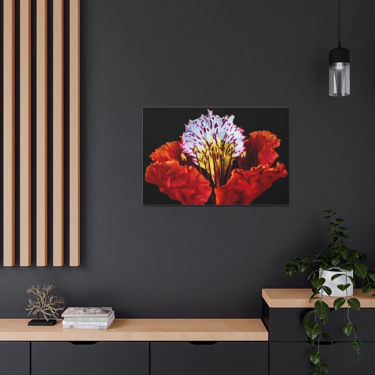 'Colour Burst' Satin Canvas, Stretched - Image 4
