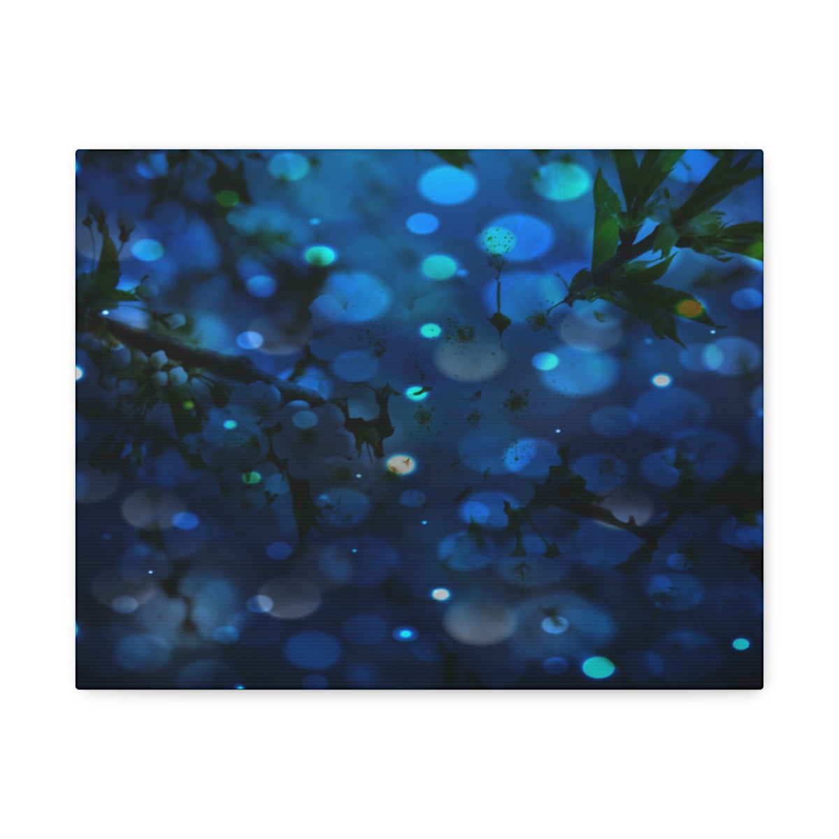 Blossom at Night - Satin Canvas, Stretched - Image 5