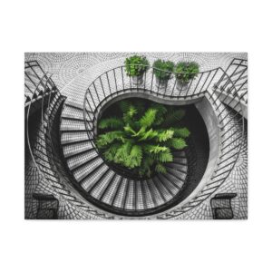 Stairway to You - Contemporary Stretched Canvas Print
