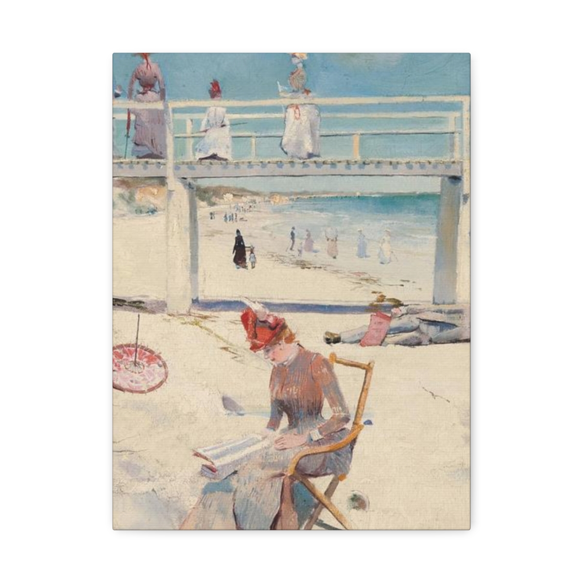 Satin Canvas, Stretched - Image 9