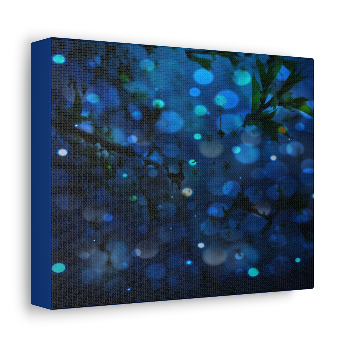 Blossom at Night - Satin Canvas, Stretched - Image 2