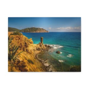 Ibiza Beauty in Summer Stretched Canvas Print
