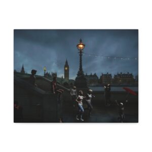London at 8 - Canvas Print Wall Art