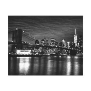 New Night, New York - Contemporary Wall Canvas Print