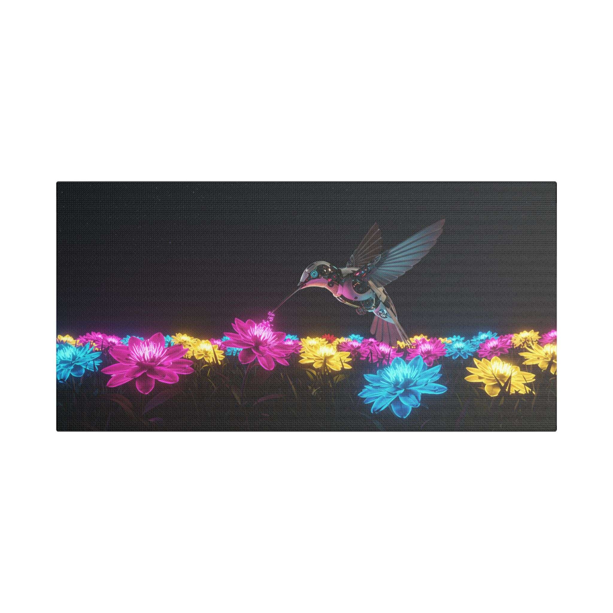 Neon Nectar Collection - Humming in Light - Luxury Canvas - Image 5