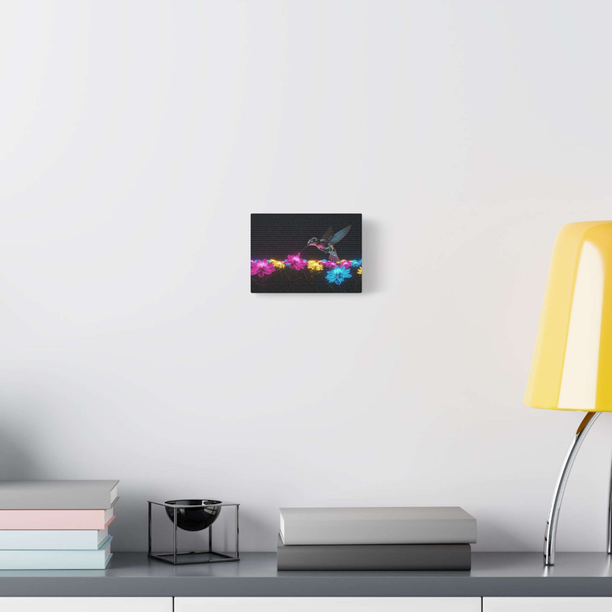 Neon Nectar Collection - Humming in Light - Luxury Canvas - Image 3
