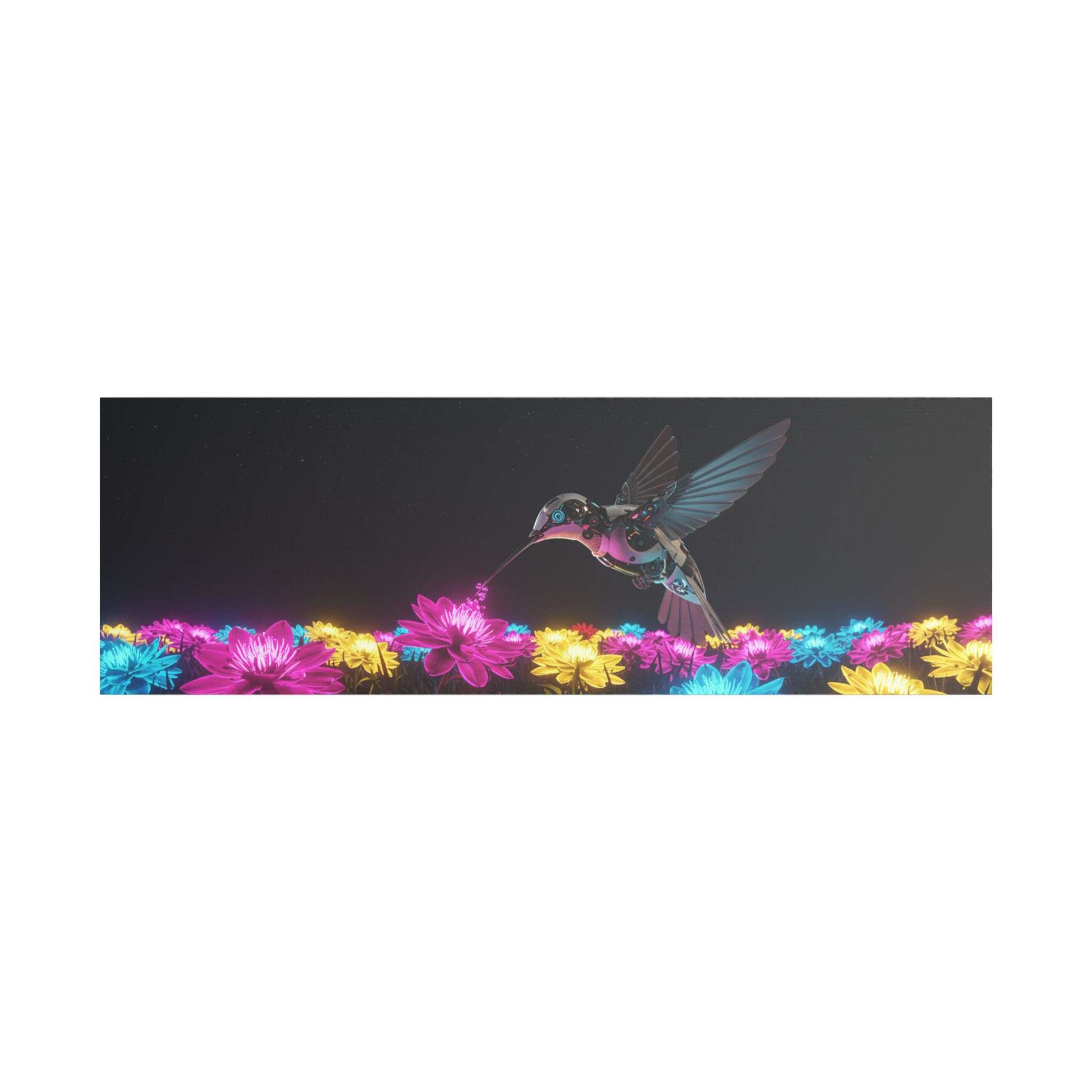 Neon Nectar Collection - Humming in Light - Luxury Canvas - Image 17