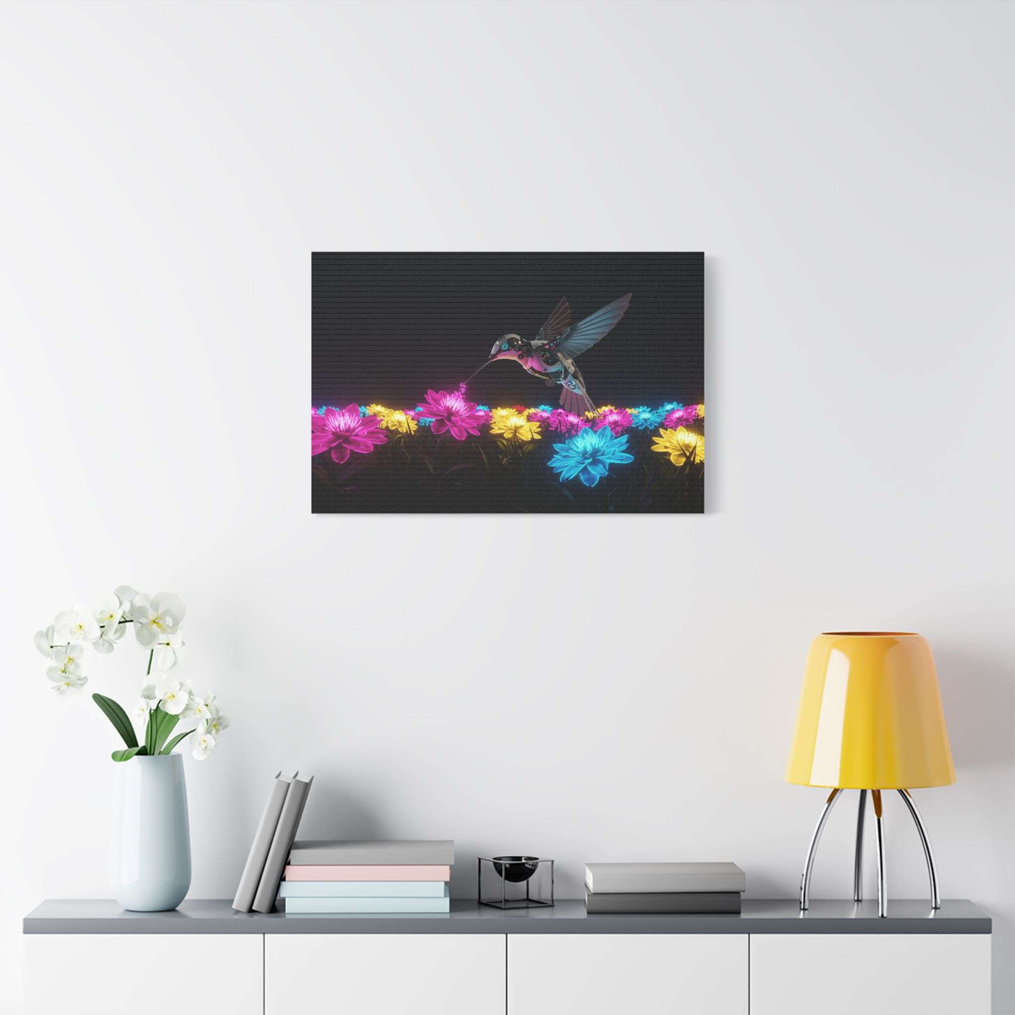 Neon Nectar Collection - Humming in Light - Luxury Canvas - Image 11