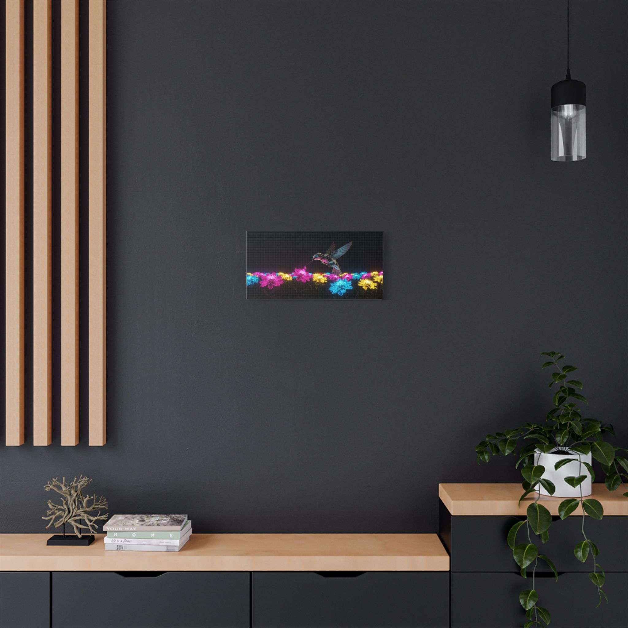 Neon Nectar Collection - Humming in Light - Luxury Canvas - Image 8
