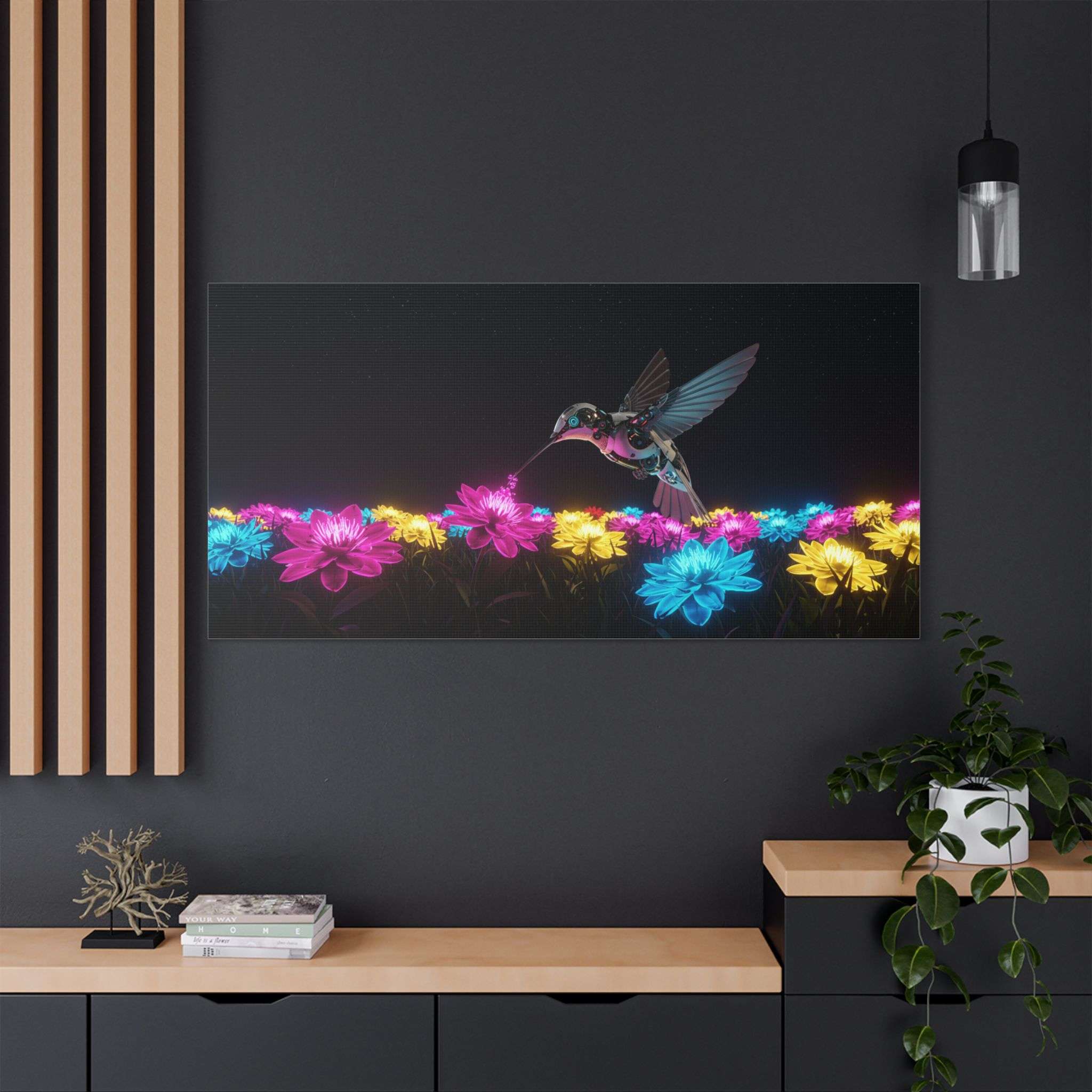 Neon Nectar Collection - Humming in Light - Luxury Canvas - Image 24