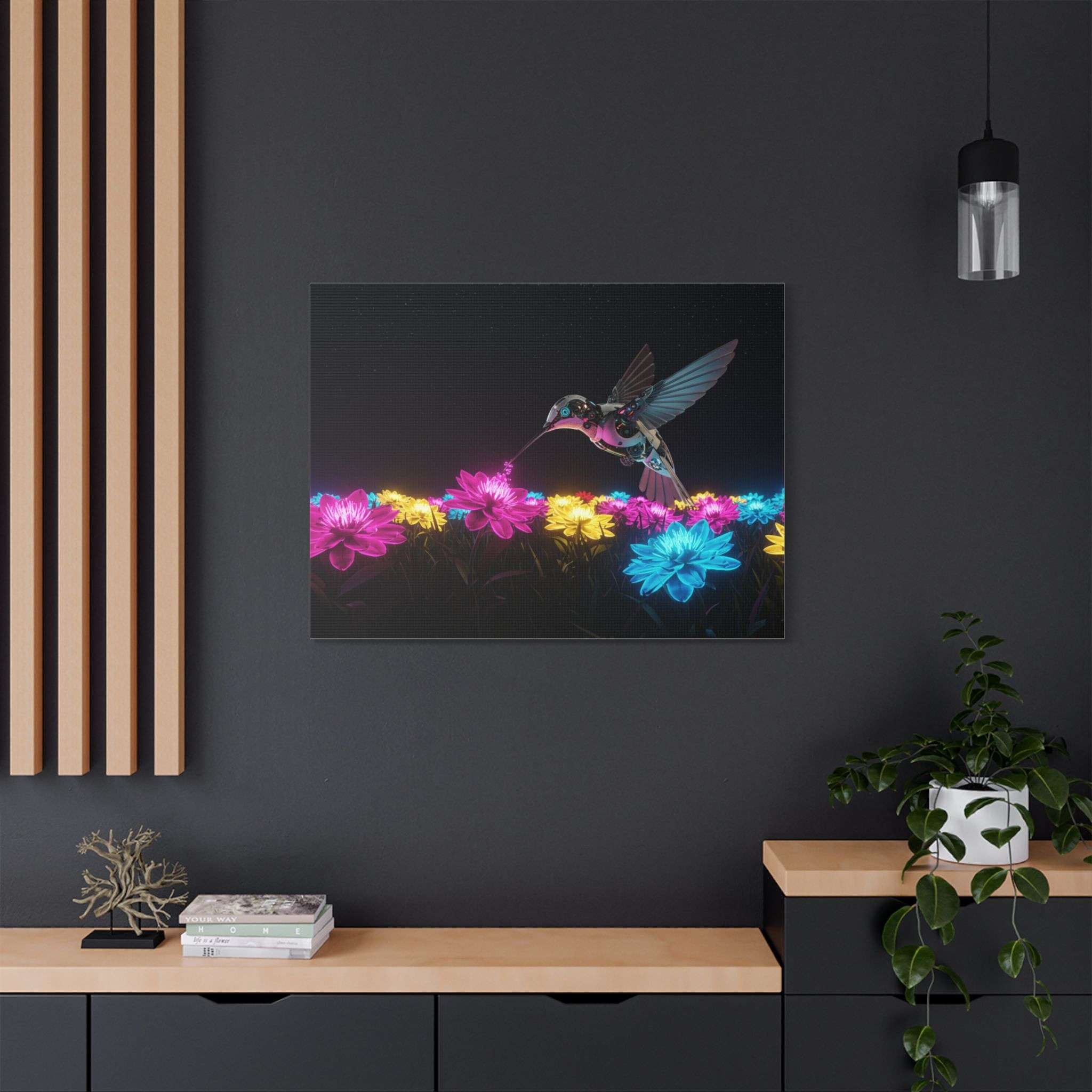 Neon Nectar Collection - Humming in Light - Luxury Canvas - Image 16