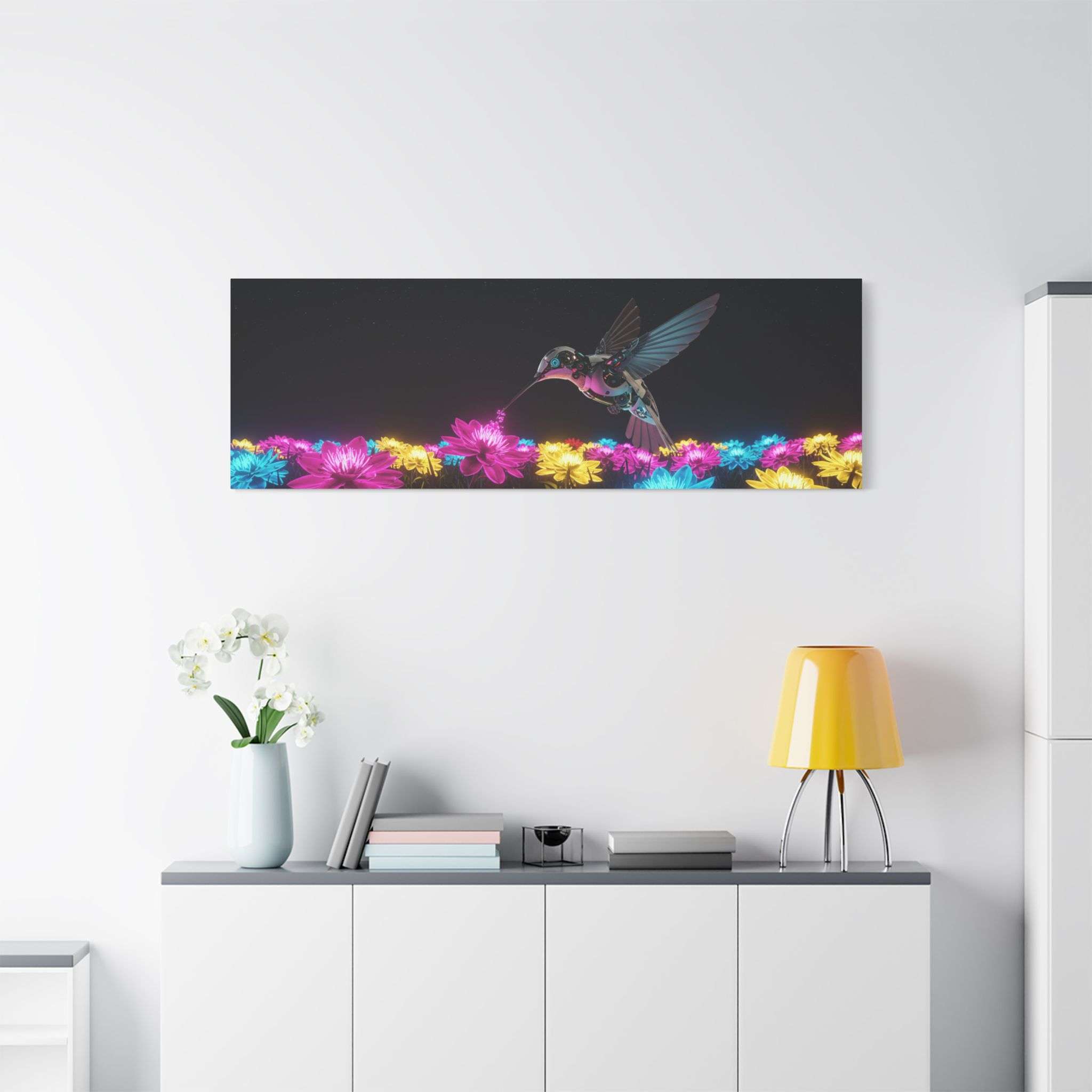 Neon Nectar Collection - Humming in Light - Luxury Canvas - Image 19