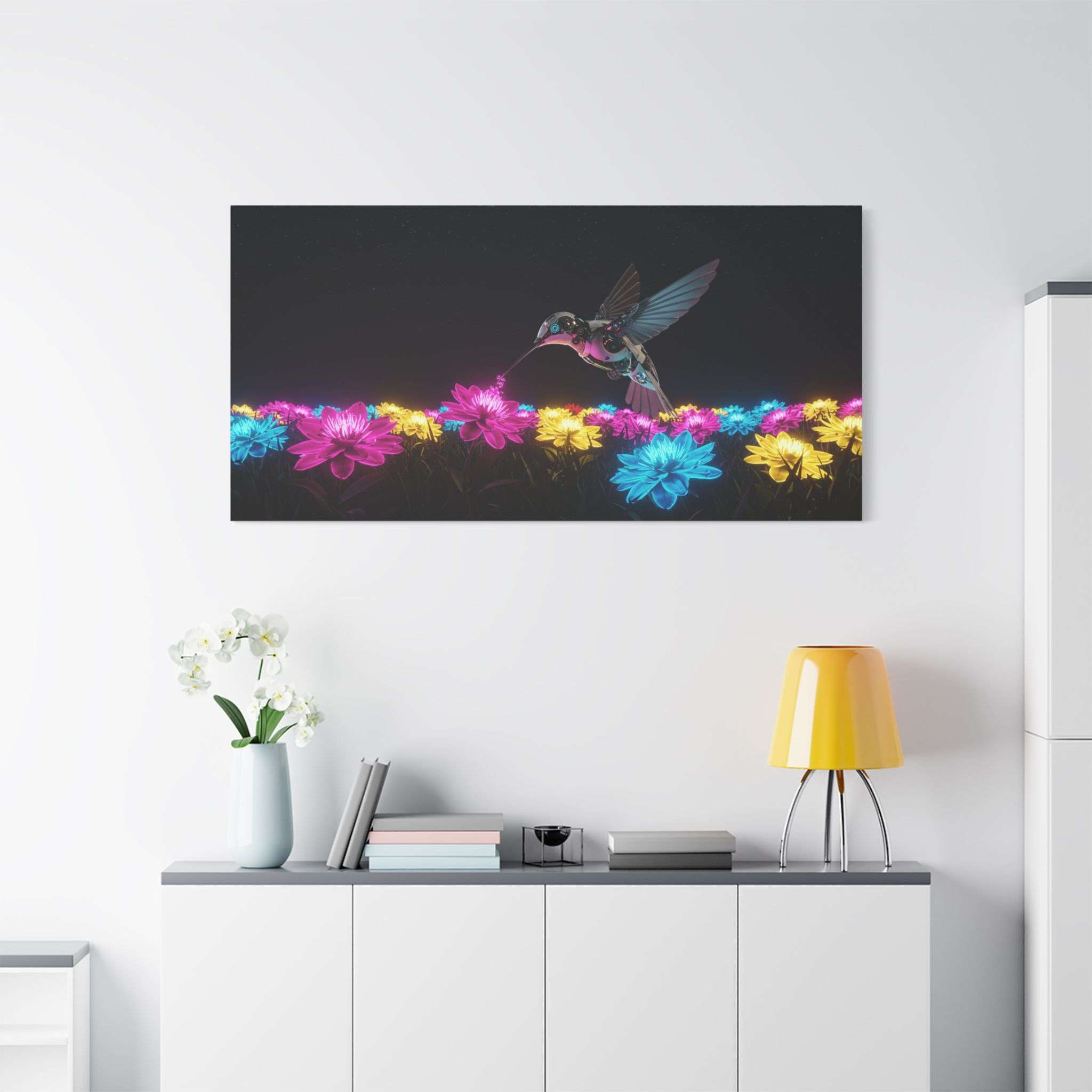 Neon Nectar Collection - Humming in Light - Luxury Canvas - Image 23