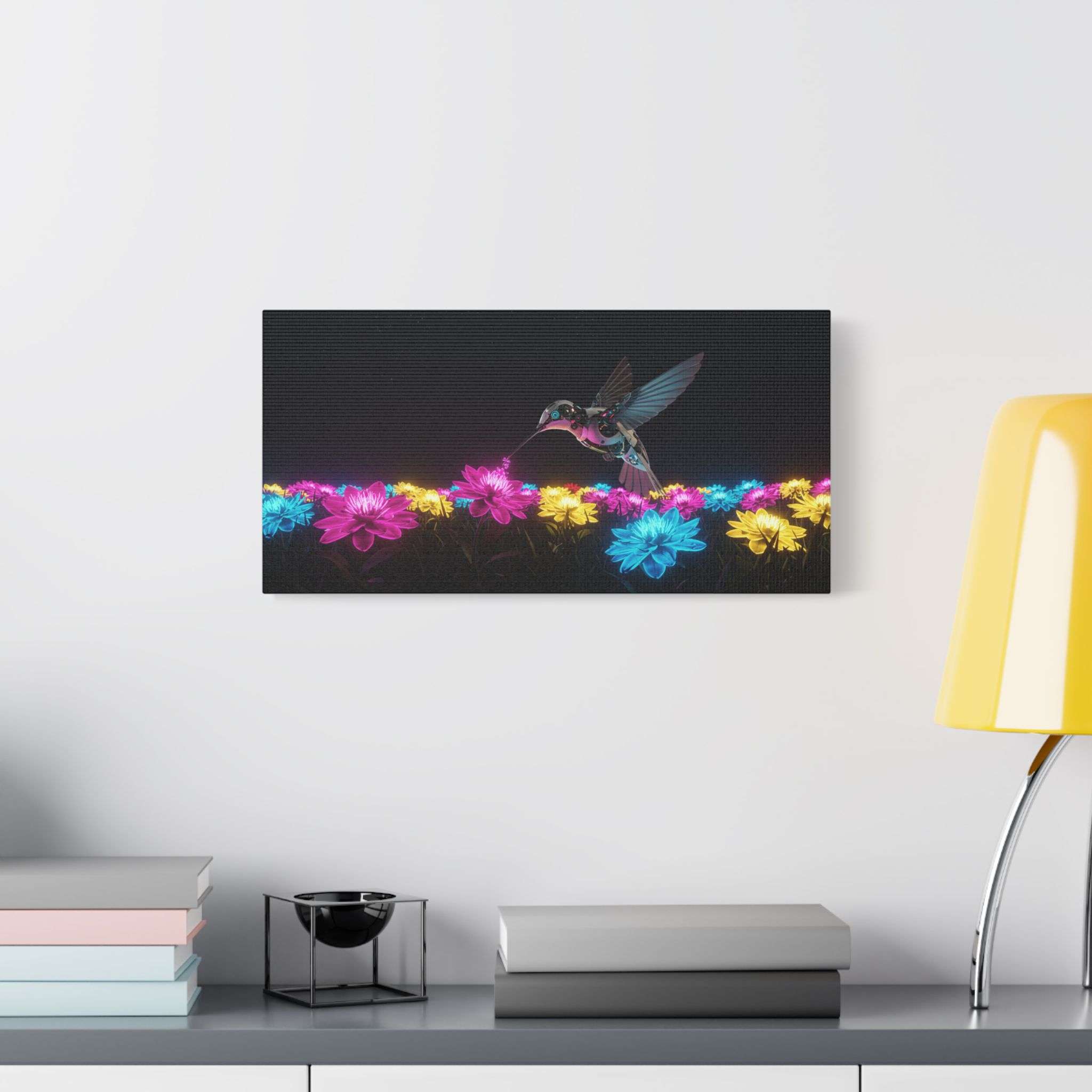 Neon Nectar Collection - Humming in Light - Luxury Canvas - Image 7