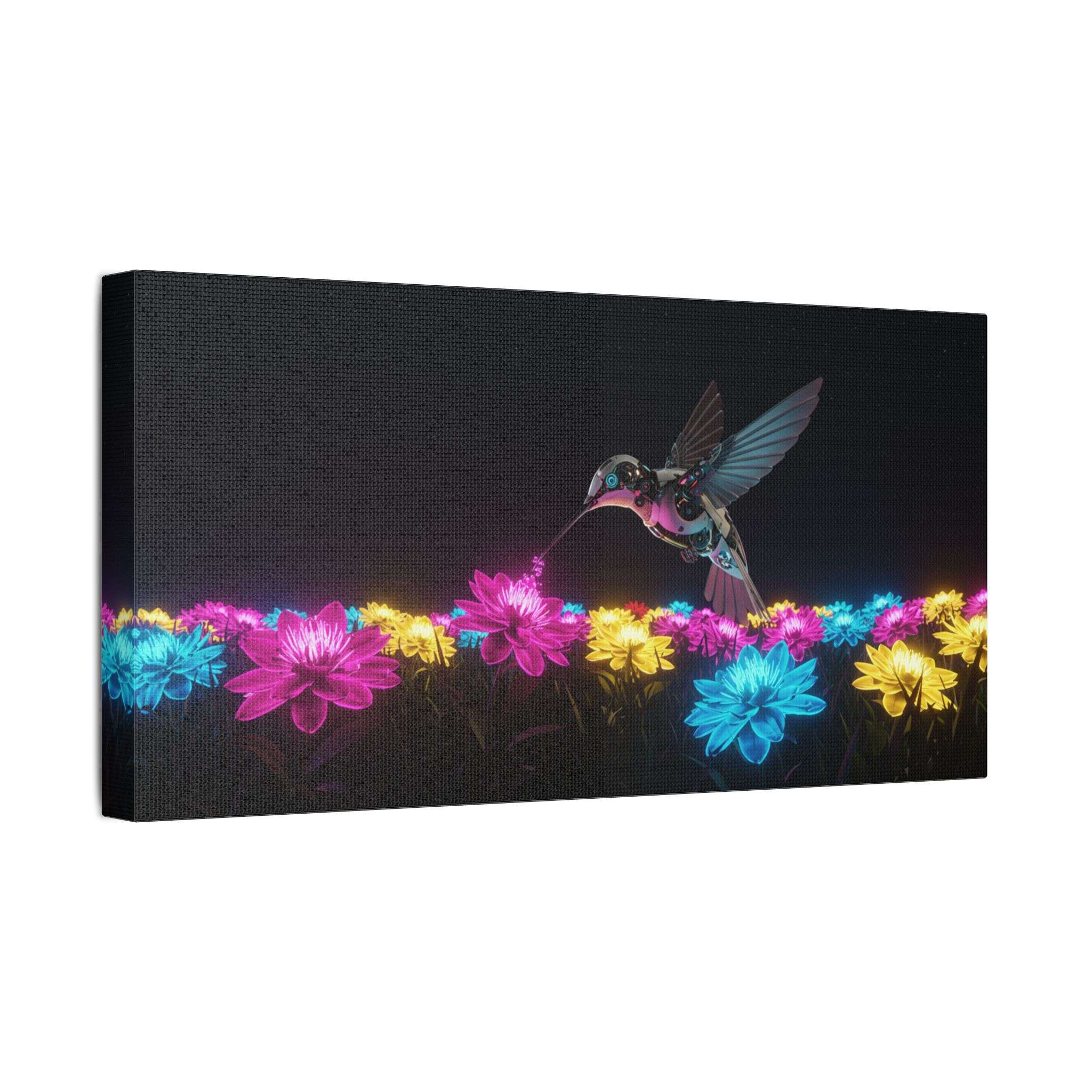 Neon Nectar Collection - Humming in Light - Luxury Canvas - Image 6