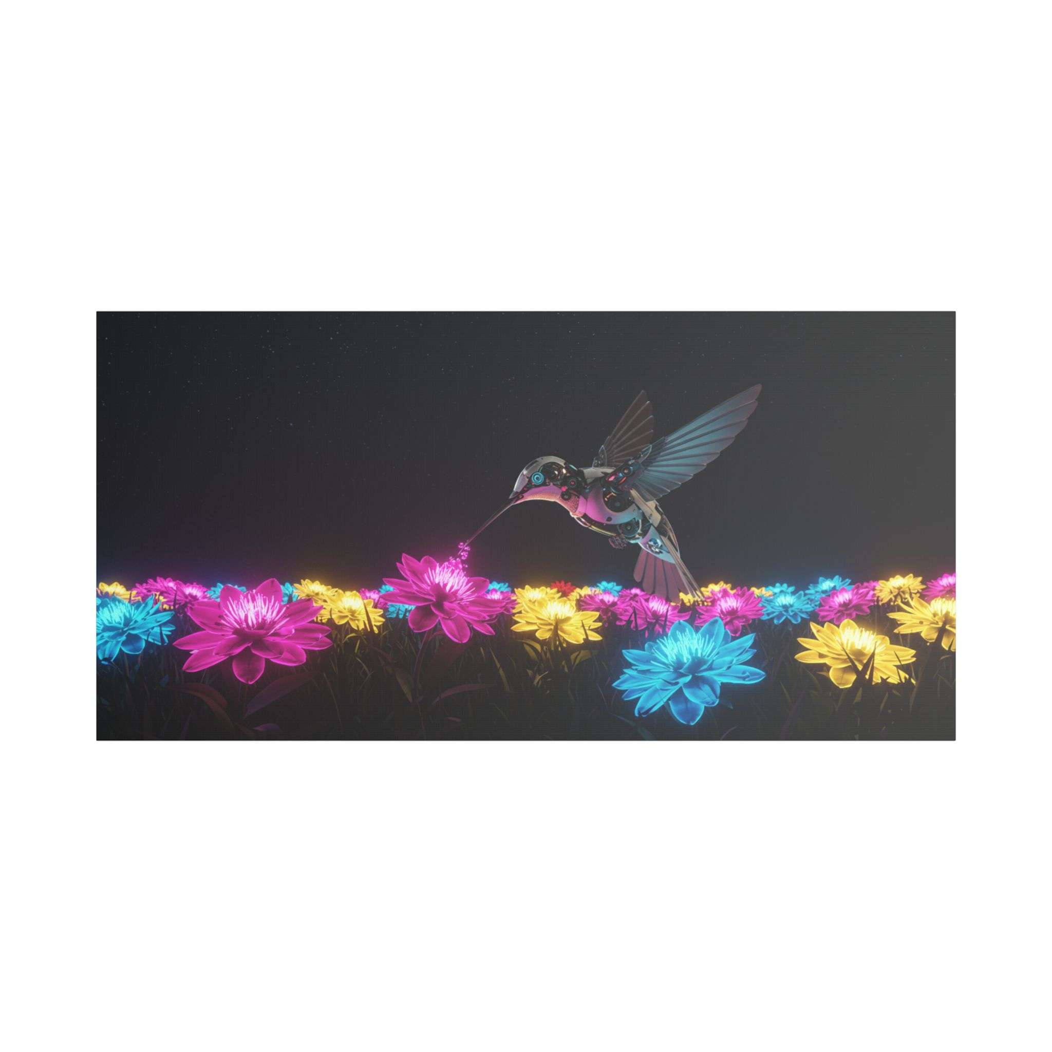 Neon Nectar Collection - Humming in Light - Luxury Canvas - Image 21