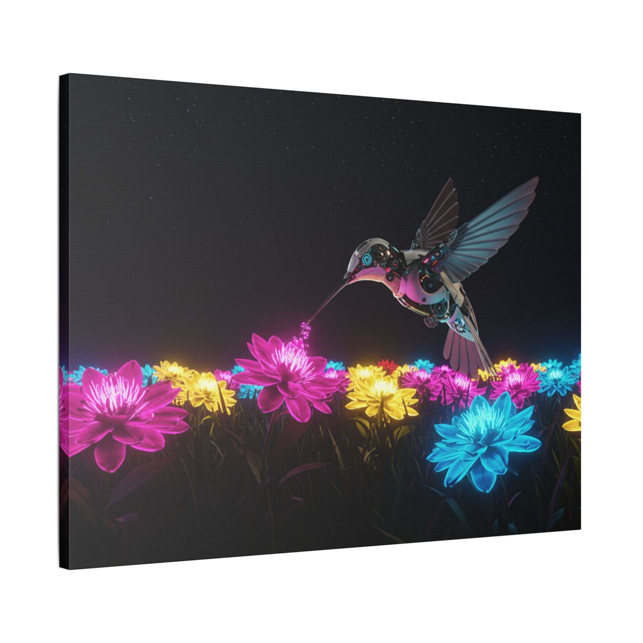 Neon Nectar Collection - Humming in Light - Luxury Canvas - Image 14