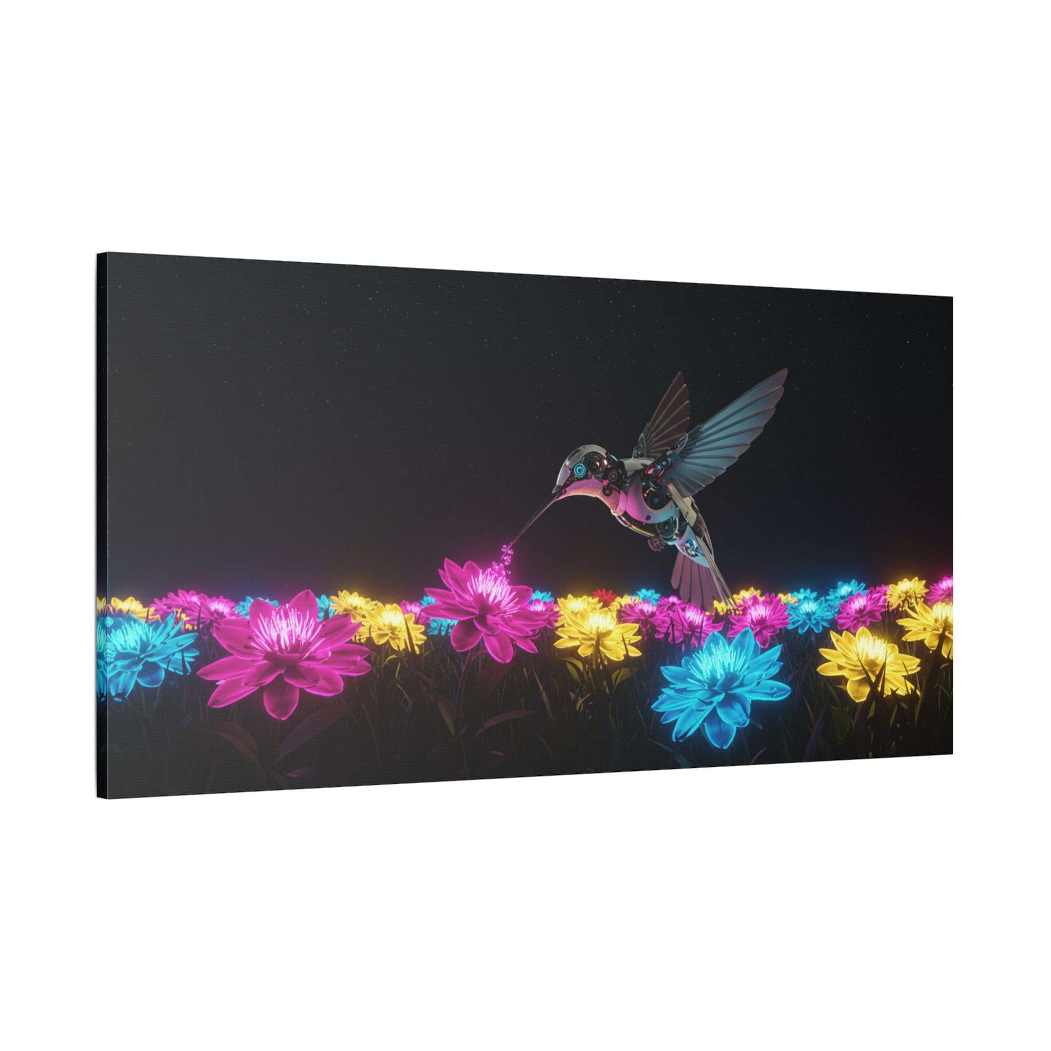 Neon Nectar Collection - Humming in Light - Luxury Canvas - Image 22