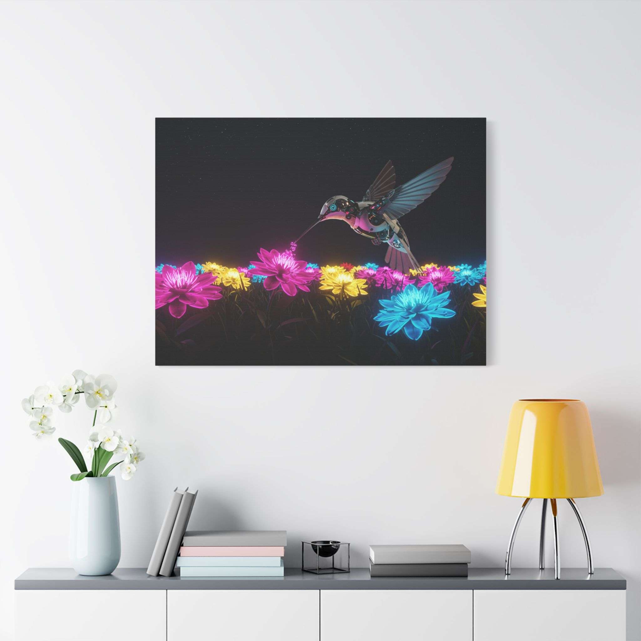 Neon Nectar Collection - Humming in Light - Luxury Canvas - Image 15