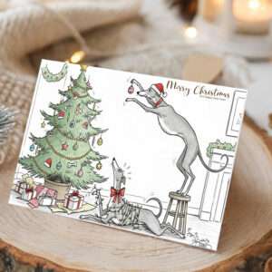 Deck The Hounds Christmas Cards – 10 Card Set