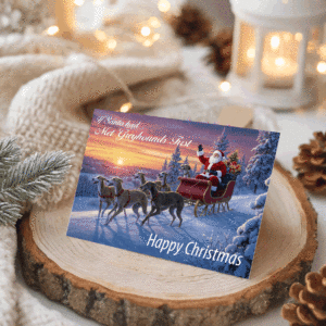 If Santa Had Met Greyhounds First - Pack of 10 Cards